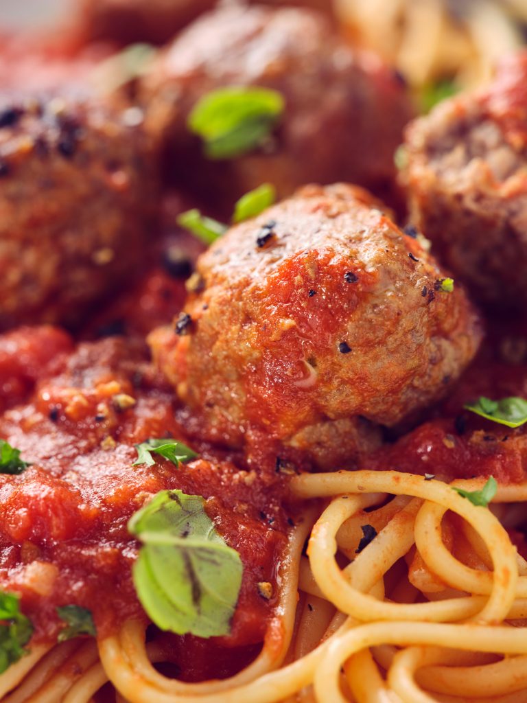 Detailaufnahme von TASTE APPEAL– Rezept Grandmas Meatballs