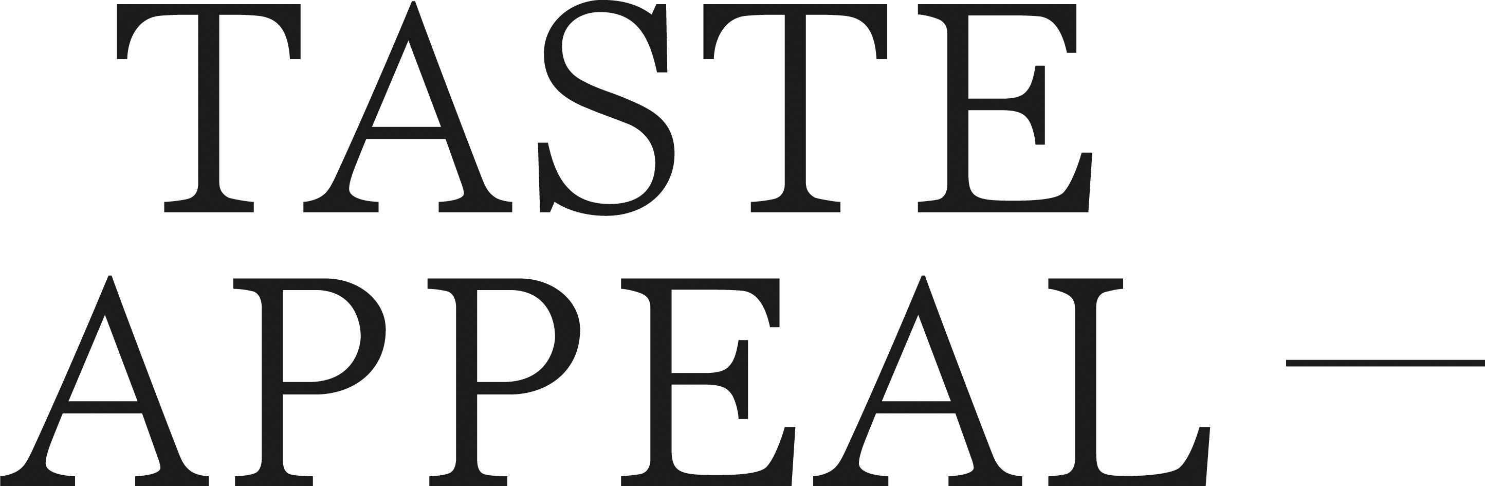 TASTE APPEAL LOGO qUADRAT