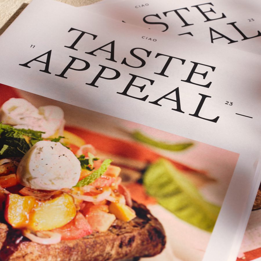 TASTE APPEAL- Cover CIAO Ausgabe Nahaufnahme